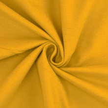 ocker | Flanellstoff uni, ocker