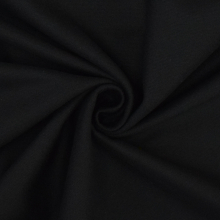 schwarz | Flanellstoff uni, schwarz