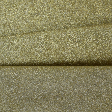 hellgold | Glitzerstoff Zuschnitt hellgold  66 x 45 cm