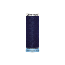 bleu foncé | Bobine fil à coudre water repellent Gütermann 100m polyester, (310) bleu foncé