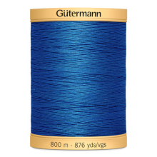 koningsblauw | Gütermann C NE 50 Katoen garen 800 m, koningsblauw