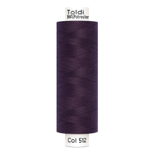 aubergine | Bobine fil à coudre Gütermann 500m polyester Toldi, (512) aubergine