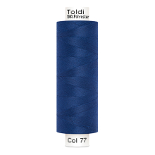 bleu | Bobine fil à coudre Gütermann 500m polyester Toldi, (077) bleu