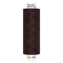 marron foncé | Bobine fil à coudre Gütermann 500m polyester Toldi, (696) marron foncé