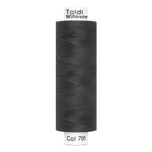 gris foncé | Bobine fil à coudre Gütermann 500m polyester Toldi, (701) gris foncé