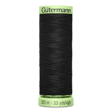 schwarz | Gütermann Zierstich- und Knopflochgarn (000) schwarz