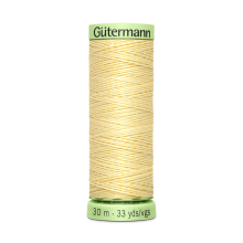 hellgelb | Gütermann Zierstich- und Knopflochgarn (325) hellgelb