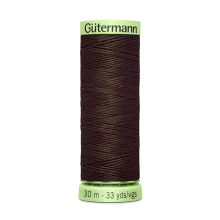 schokobraun | Gütermann Zierstich- und Knopflochgarn (696) schokobraun