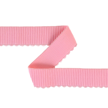 rosa | Gummiband mit Sticklitze 38 mm, rosa