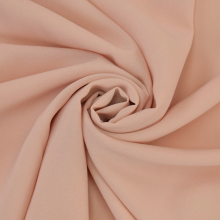 rose poudré | Tissu crêpe georgette uni, rose poudré