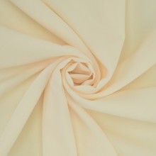 vanille | Tissu crêpe georgette uni, blanc vanille