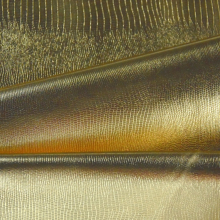 gold | Kunstleder Zuschnitt Metallic glänzend gold 66 x 45 cm