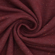 donkerrood | Zachte sweatshirtstof Cosy Colors, donkerrood