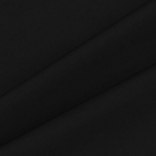 zwart | Lichte outdoorstof Panama uni, zwart