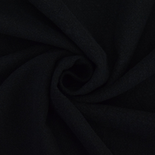 zwart | Linnen mix stonewashed, zwart