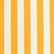 geel | Zonweringdoek / outdoorstof, 160 cm, geel / wit