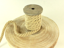 sand | Mega Baumwollkordel gedreht, sand 12 mm