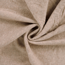beige | Merino wol fleece uni, beige