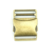 oudmessing geborsteld | Metal - Fastener 40 mm, geborsteld oud messing