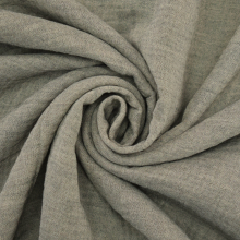 grijsbeige | Katoenen mousseline double gauze Melange, grijsbeige