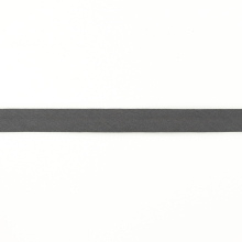 dunkelgrau | Musselin Schrägband 20mm, dunkelgrau