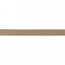 hellbraun | Musselin Schrägband 20mm, hellbraun