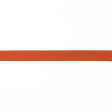 terracotta | Musselin Schrägband 20mm, terracotta