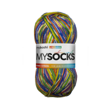 multicolour | myboshi mysocks 4-thread sock yarn Lindgren 100g, multicolour