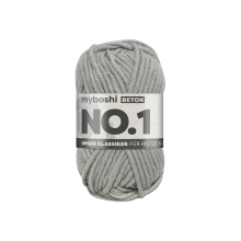béton | Pelote de laine merino & polyacrylique myboshi No.1, 50g, béton