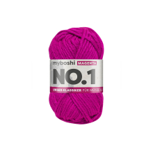 rouge magenta | Pelote de laine merino & polyacrylique myboshi No.1, 50g, rouge magenta