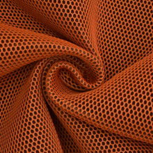 oranje | 3D mesh stof met geweven achterkant, oranje