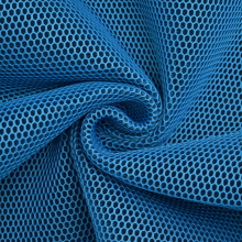 turquoise | 3D mesh stof met geweven achterkant, turquoise