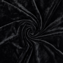 zwart | Nicky velours Ice Velvet Cloudy, zwart