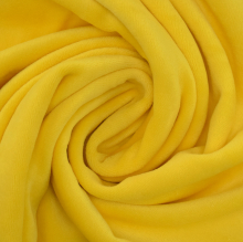 zonnegeel | Nicky velours uni, zonnengeel