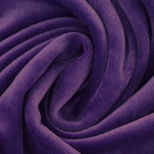 violet | Nicky velours uni, violet