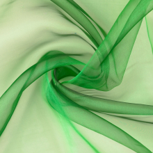 vert, noir | Tissu organza deux tons, vert-noir