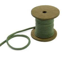 vaalgroen | Parka koord 5 mm, vaalgroen