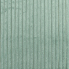 vert pâle | Tissu fausse fourrure côtelé Stripy, vert pâle
