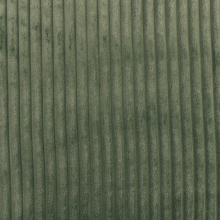 vert olive | Tissu fausse fourrure côtelé Stripy, vert olive