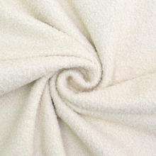 crème | Tissu ameublement fauteuil canapé bouclette, crème
