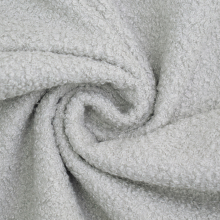 gris clair | Tissu ameublement fauteuil canapé bouclette, gris clair