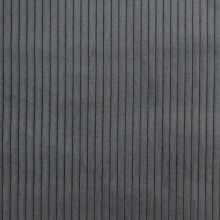 donkergrijs | Meubelstof corduroy Hyper, donkergrijs