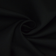 zwart | Polyester-Gabardine, zwart