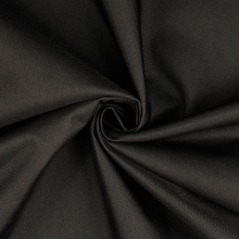 zwart | Polyester outdoorstof uni, zwart