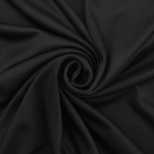 zwart | Polyesterjersey, zwart