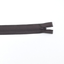 marron | Fermeture éclair invisible 60 cm, marron