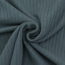 jeansblauw | Ribjersey Emma, jeansblauw