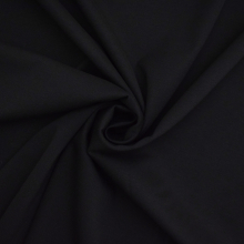 zwart | Punta di Roma jersey uni, zwart