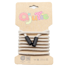 sable | Cordon sweat capuche avec embouts 5mm, cordon rond, sable