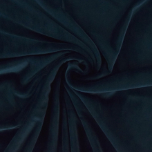 bleu foncé | Tissu jersey velours My Image, bleu foncé